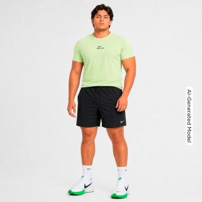 Men's Nithtke Form Dri-FIT Unlined 7" Versatile Shorts - Black/White