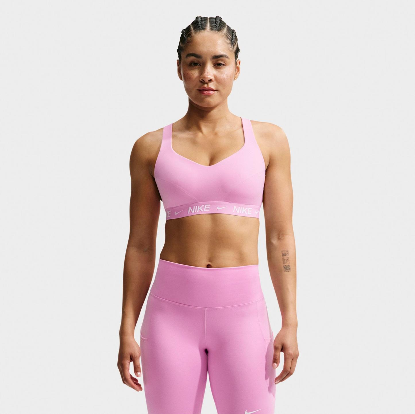 Women's Nithtke Dri-FIT Indy High Support Sports Bra - Pink Rise
