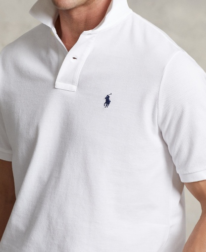 Polo Ralph Lauren Men's Classic-Fit Mesh Polo Shirt - White