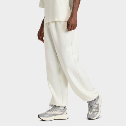 Men's adidas Soft Luxe French Terry Sweatpants - Off White - view 1