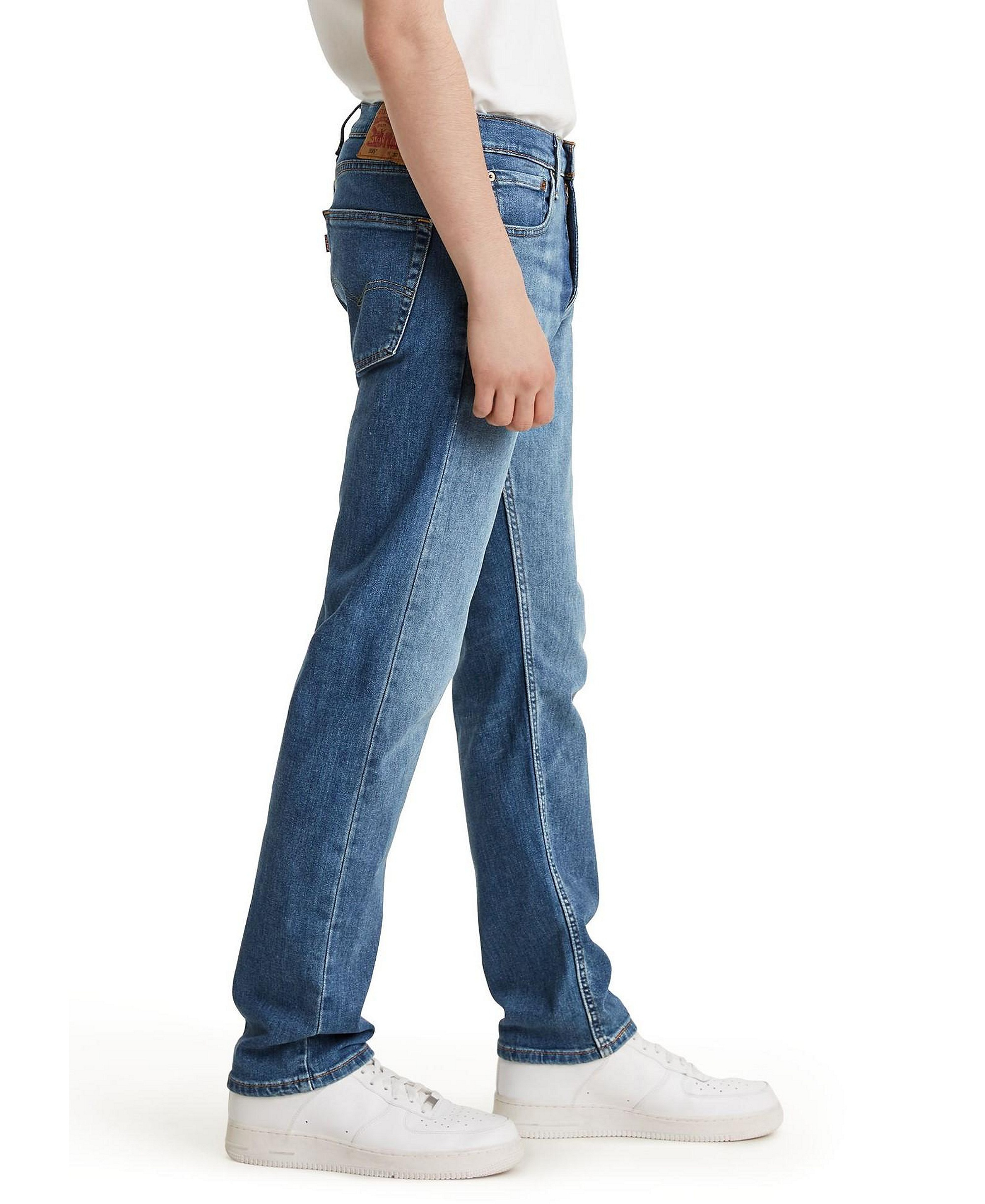 Levi's Men’s 505™ Regular-Fit Stretch Jeans - Goth Fog