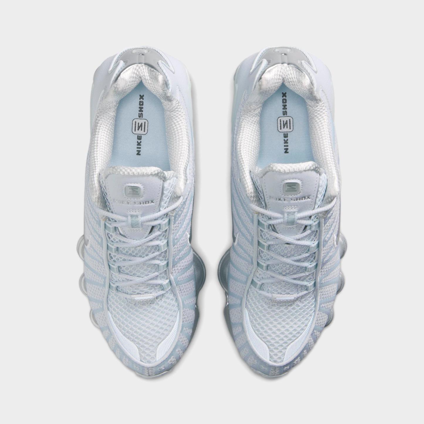 Women's Nithtke Shox TL Casual Shoes - Pure Platinum/Metallic Silver - Top view