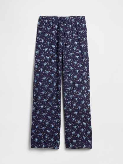 SoftMade Modal PJ Pants - Navy blue floral