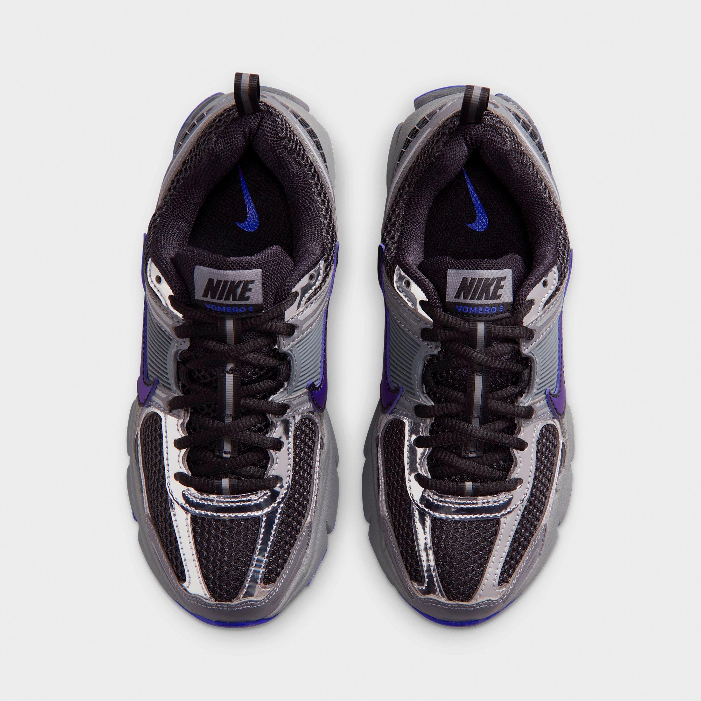 Big Kids' Nithtke Vomero 5 Casual Shoes - Part 1 - Anthracite/Smoke Grey/Metallic Silver/Hyper Royal - Top view