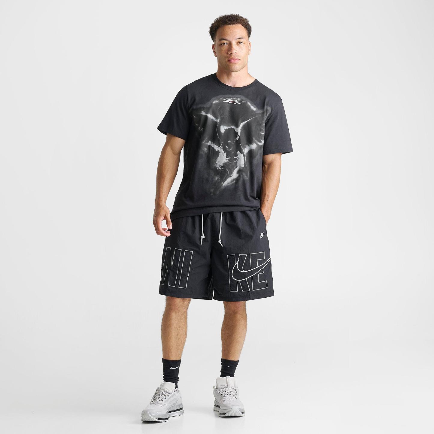 Men's Nithtke Sportswear Club Gel Block Sport Shorts - Black/Pure Platinum