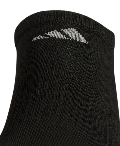adidas Men's Cushioned Athletic 6-Pack No Show Socks - Black