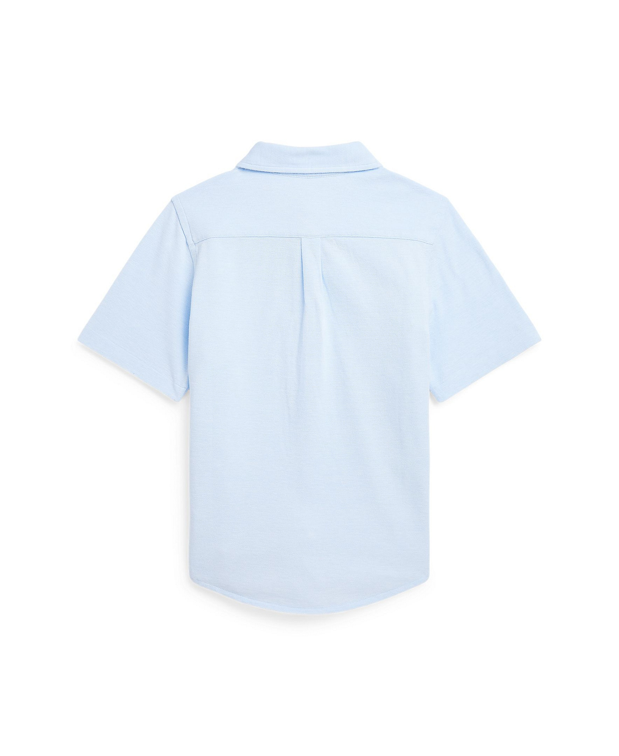 Polo Ralph Lauren Boys' 8-20 Knit Oxford Shirt - Office Blue