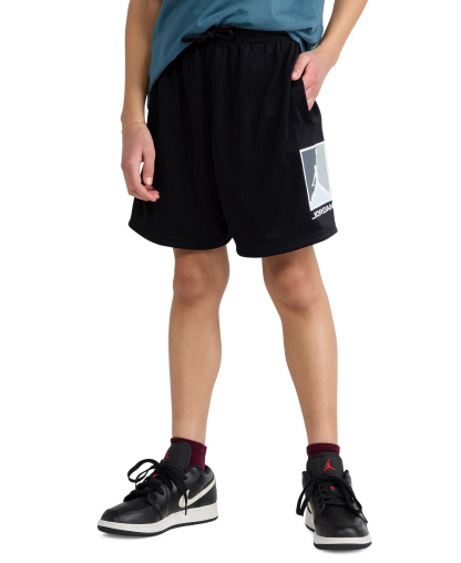 Jordan Boys' 8-20 Pull-On Mesh Shorts - Black