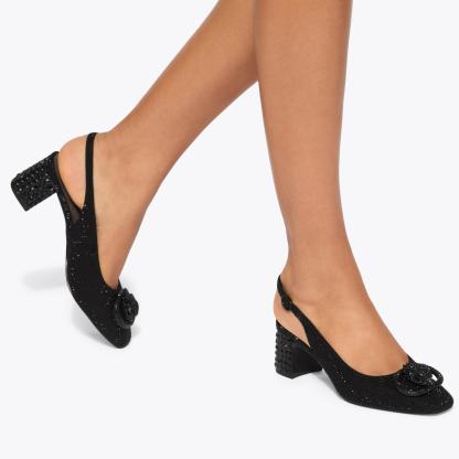 Kurt Geiger London Chelsea Block Sling Dr - Black - view 2