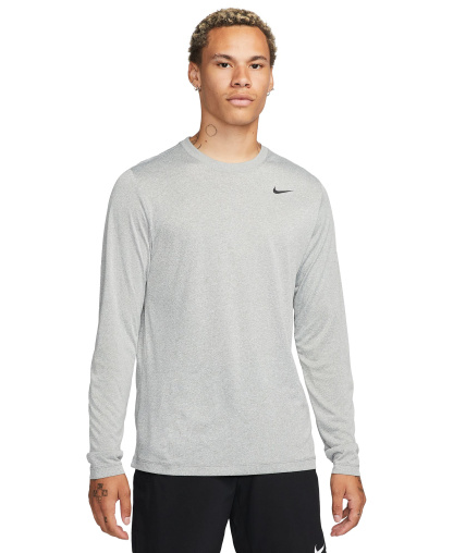 Nike Men's Legend Returns Crewneck T-Shirt - Tumbled Gray/Black