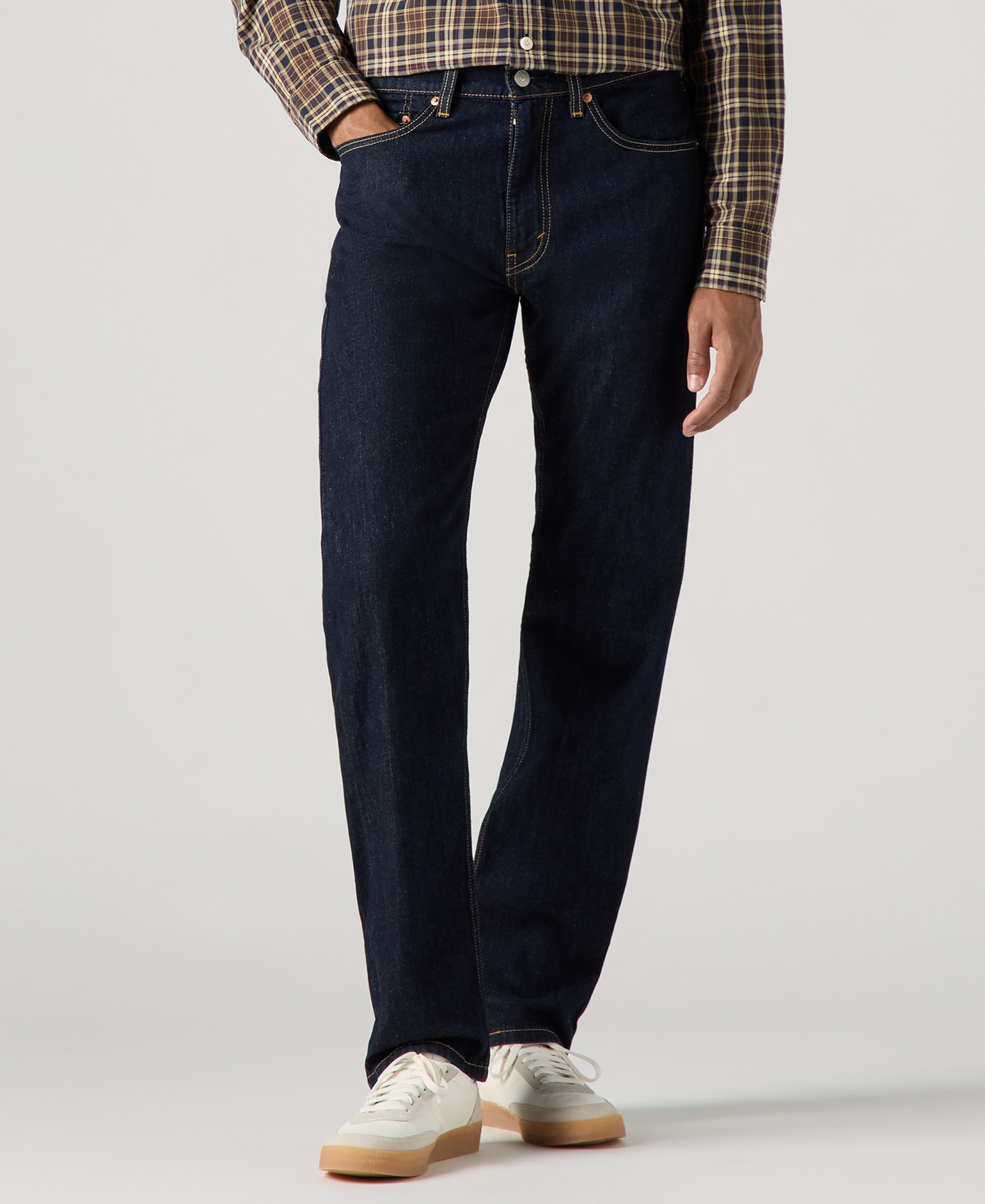 Levi's Men’s 505™ Regular-Fit Stretch Jeans - Dark Rinse