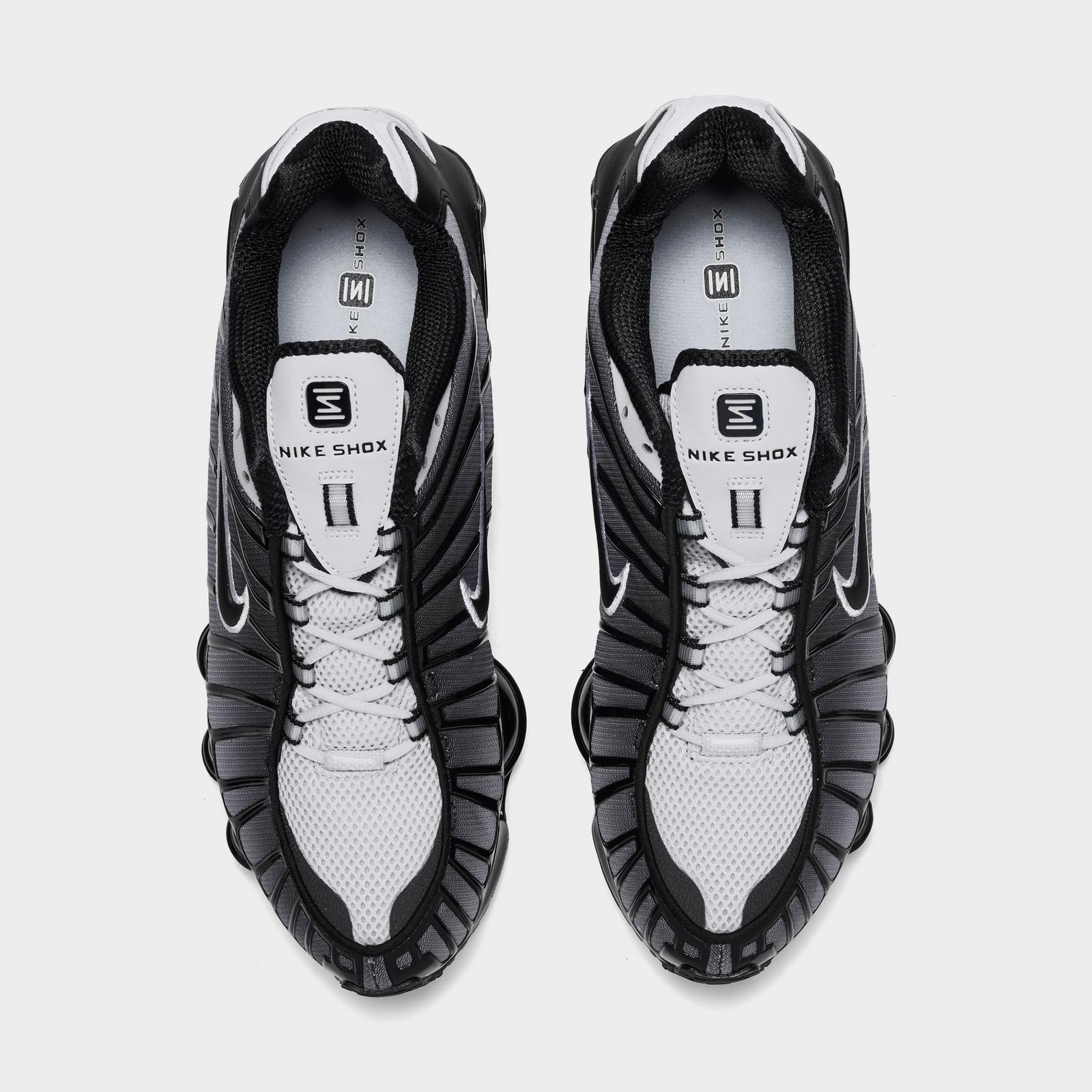 Men's Nike Shox TL Casual Shoes - Black/Pure Platinum/White