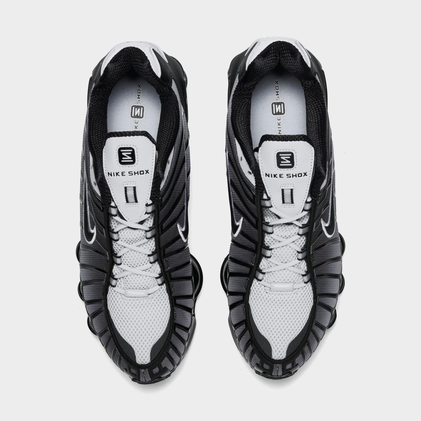 Men's Nike Shox TL Casual Shoes - Black/Pure Platinum/White