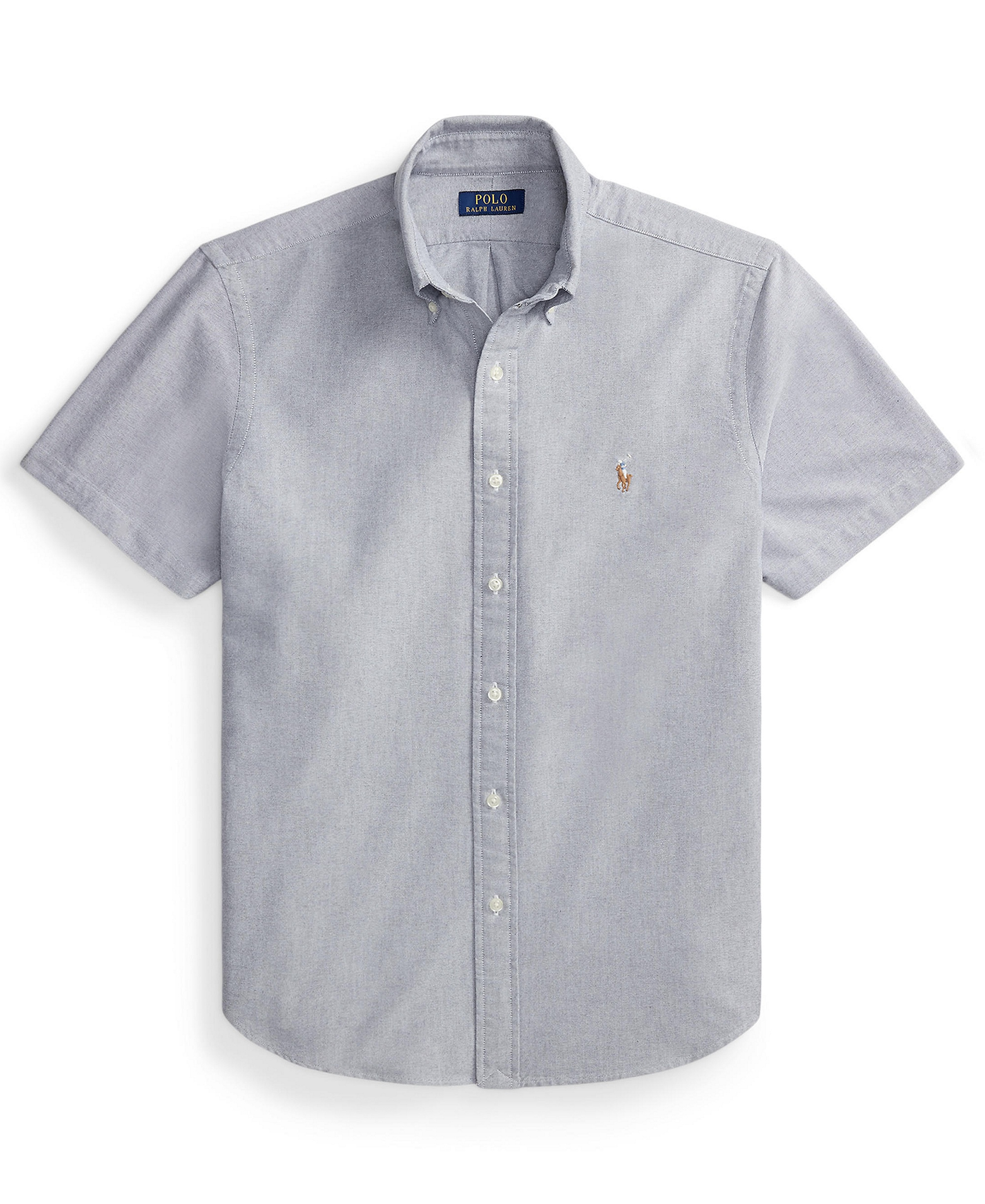 Polo Ralph Lauren Men's Classic-Fit Short-Sleeve Oxford Shirt - Navy