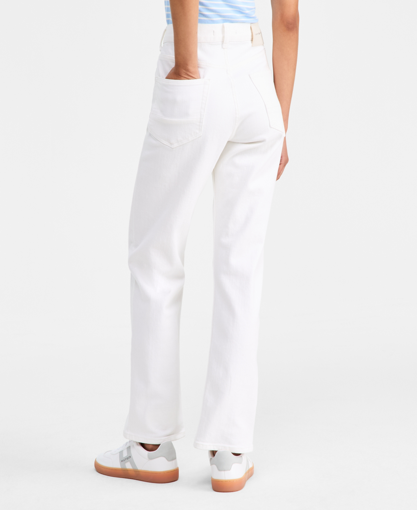 Tommy Hilfiger Women's Classic Straight Jeans - Optic White