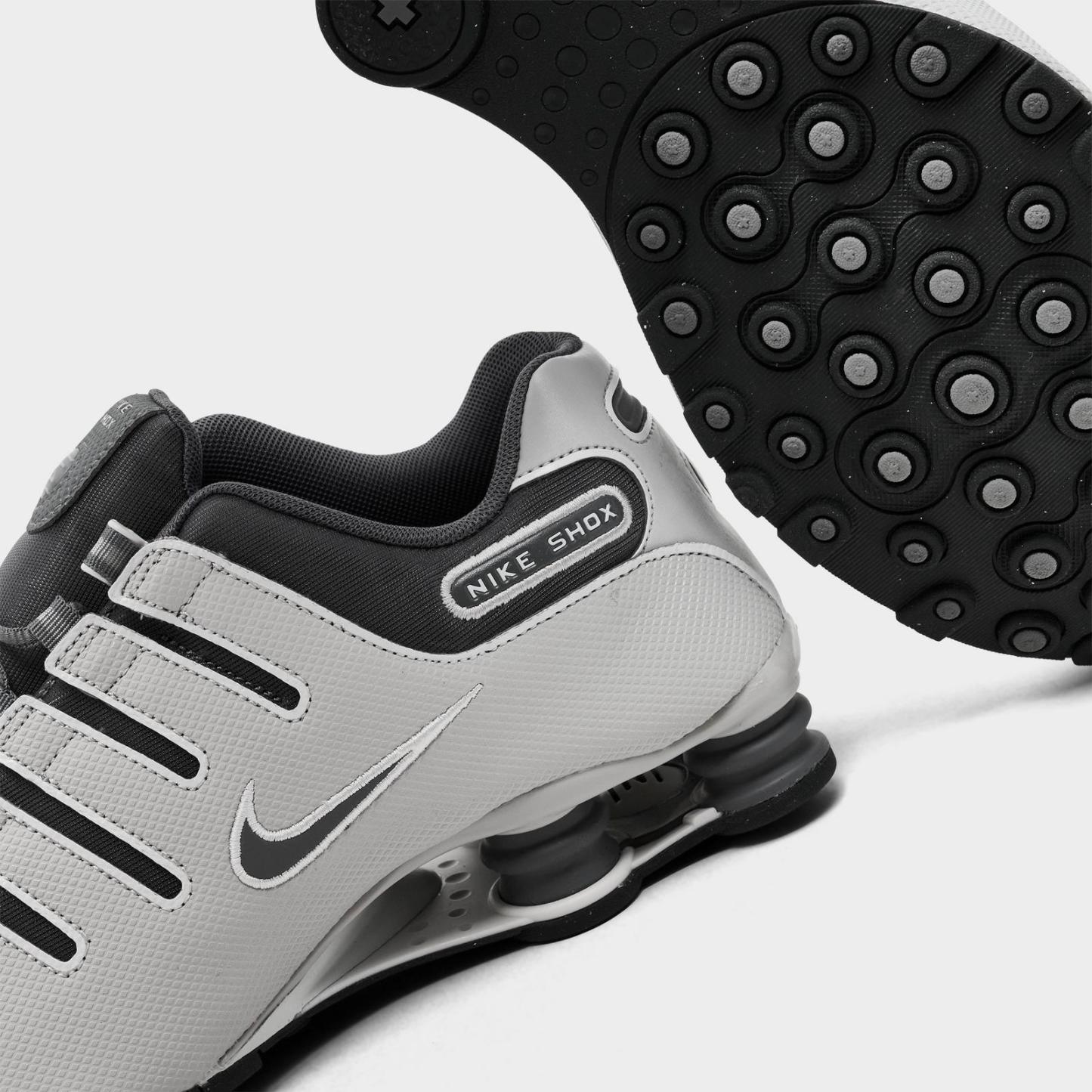 Men's Nike Shox NZ Casual Shoes - Smoke Grey/Grey Fog