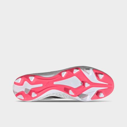 Men's adidas Predator Club Fold-Over Tongue Firm Ground/Multi Ground Soccer Cleats - Cloud White/Solar Turbo/Core Black (IH2111-100) - Bottom view