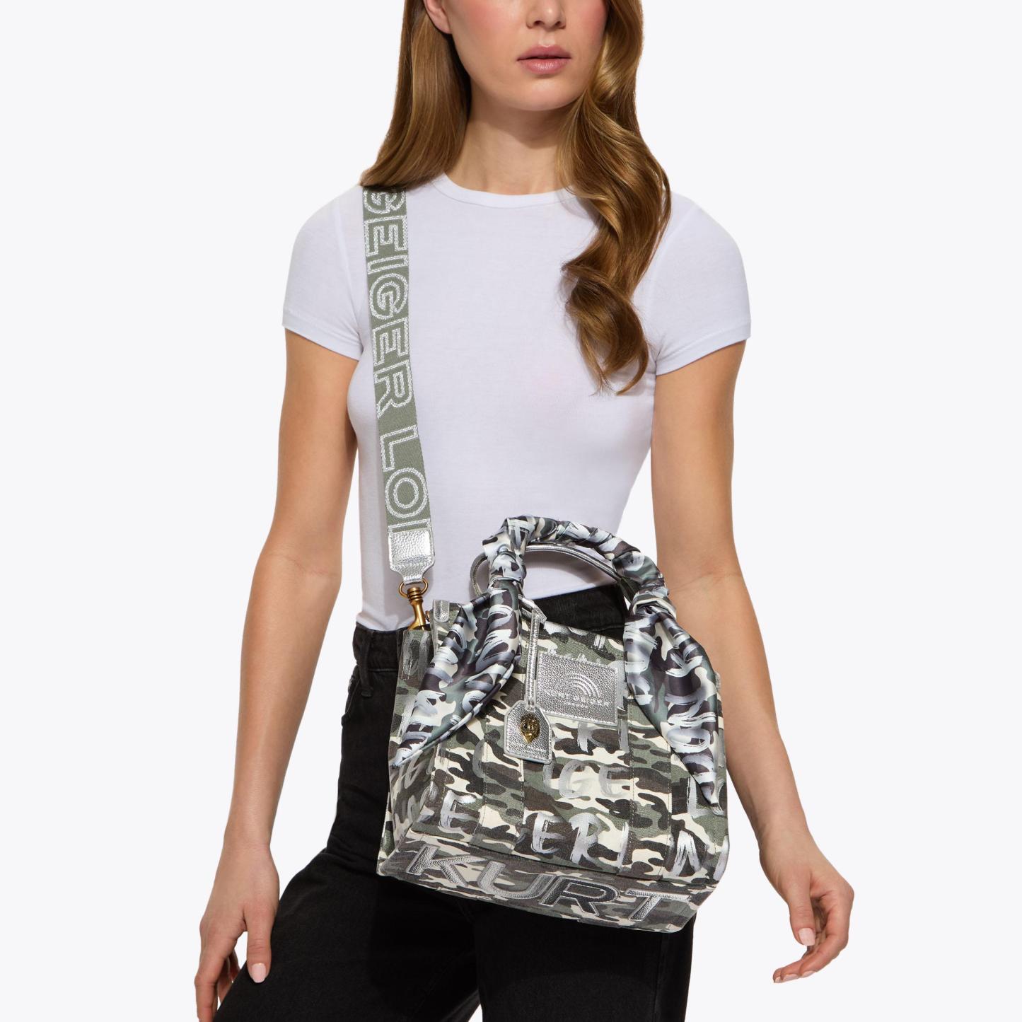 Kurt Geiger London Small Southbank Shopper Bag - Green - view 2