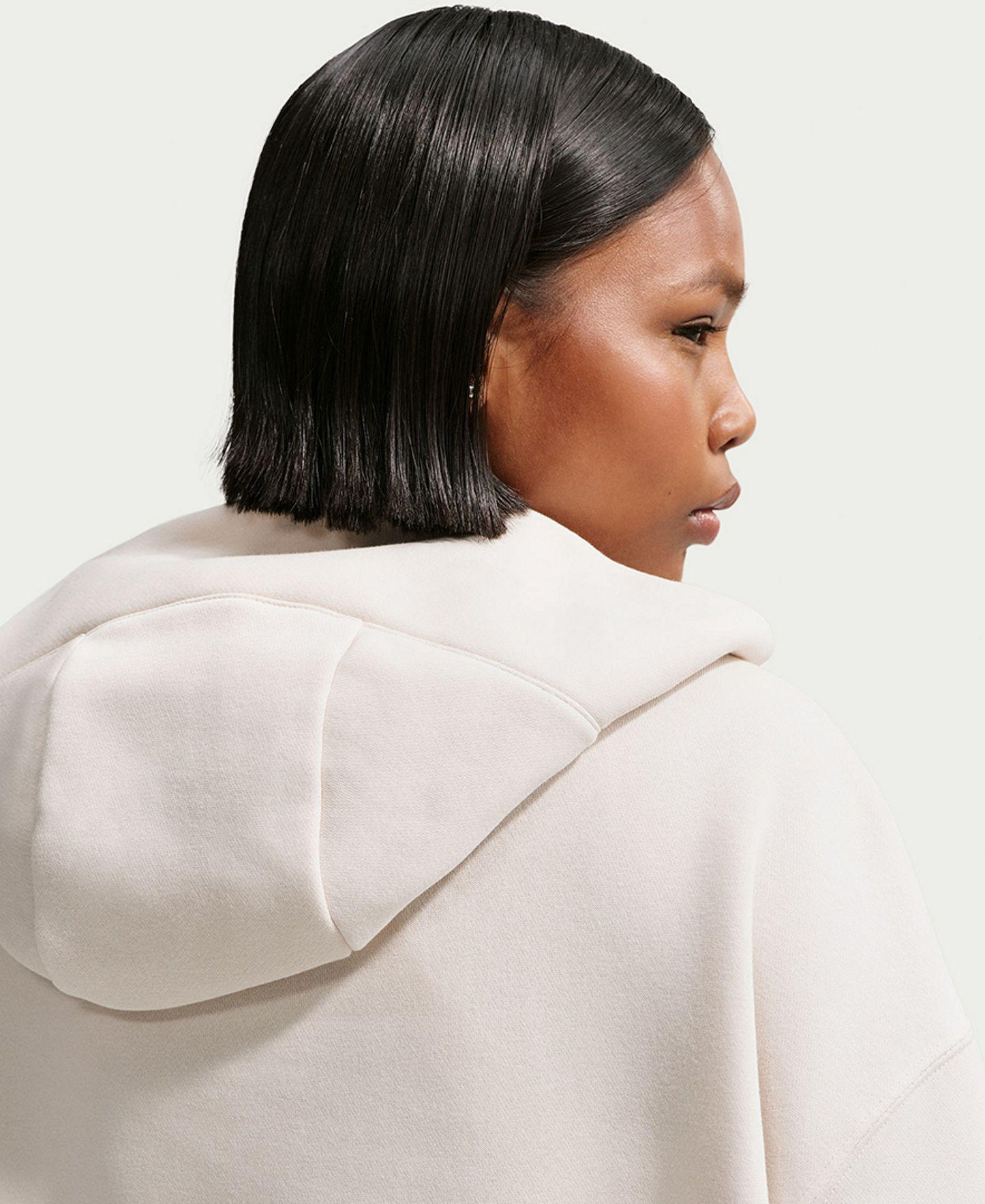 Nike Women's Sportswear Phoenix Fleece Oversized Logo Hoodie - Light Ore wood Brown