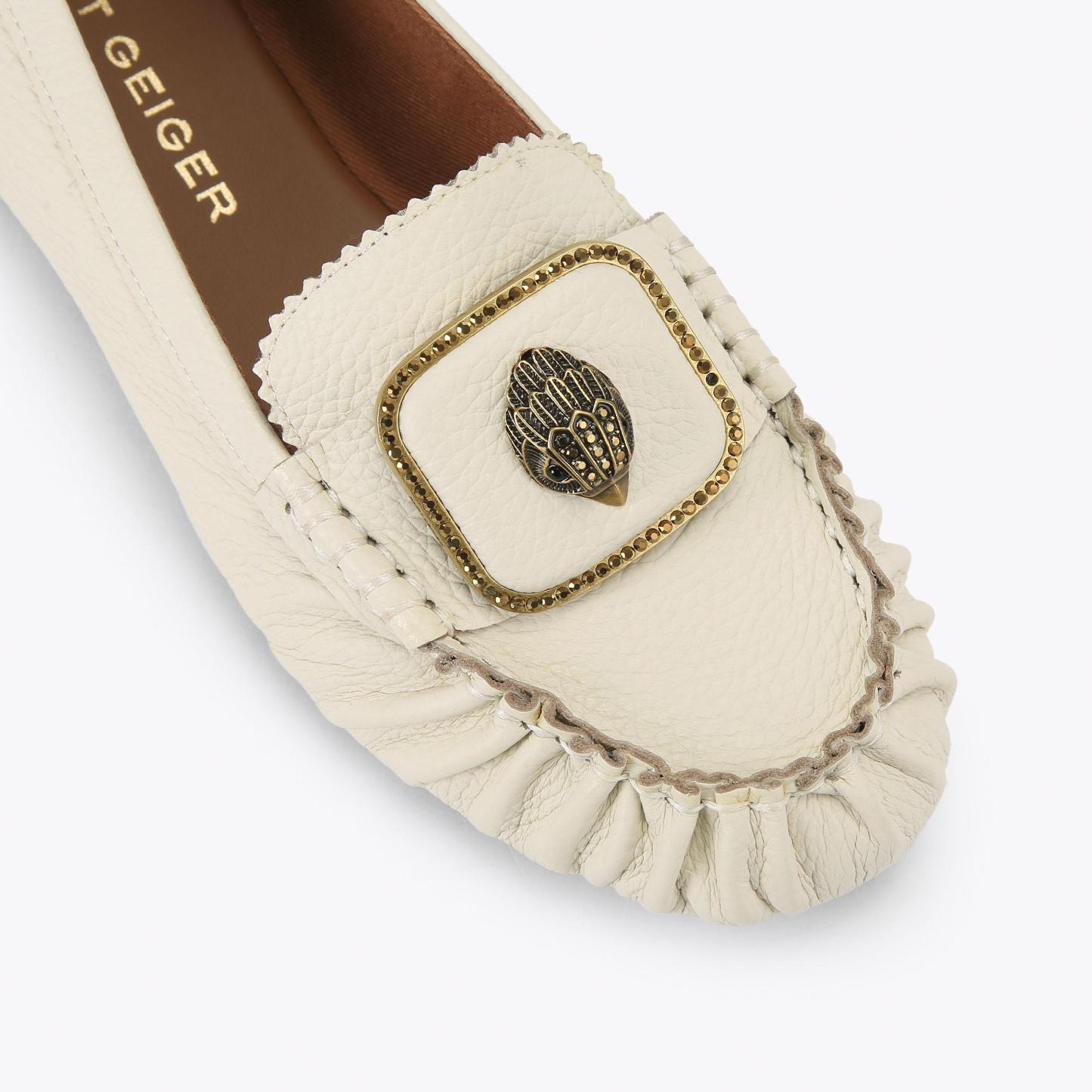 Kurt Geiger London Pimlico Moccasin - White - view 5