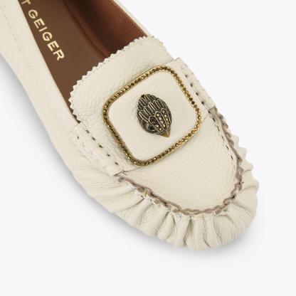 Kurt Geiger London Pimlico Moccasin - White - view 5
