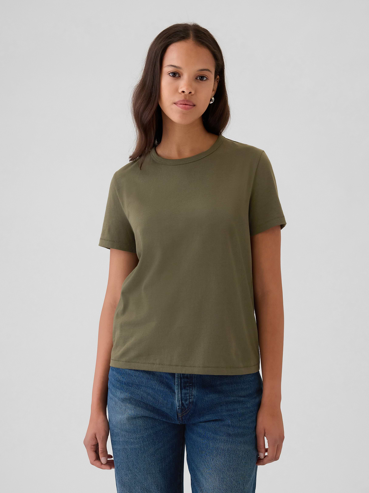 Organic Cotton VintageSoft T-Shirt - olive green