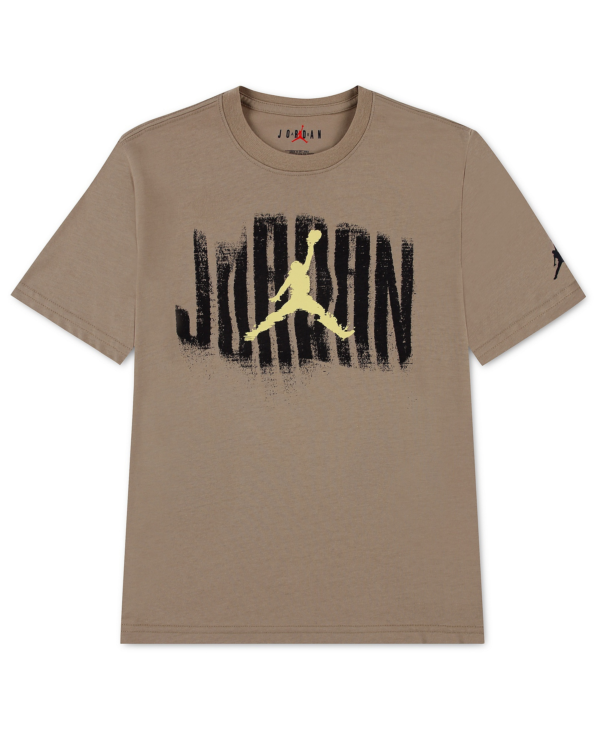 Jordan Boys' 8-20 Distressed Short-Sleeve T-Shirt - Light Brown