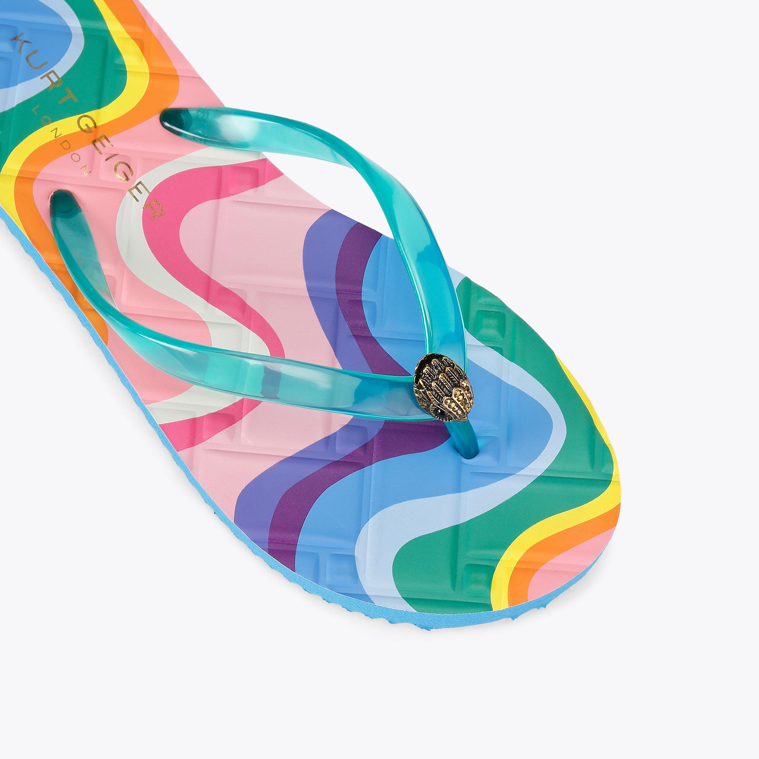Kurt Geiger London Kensington Flip Flop Sandal - Blue - view 5