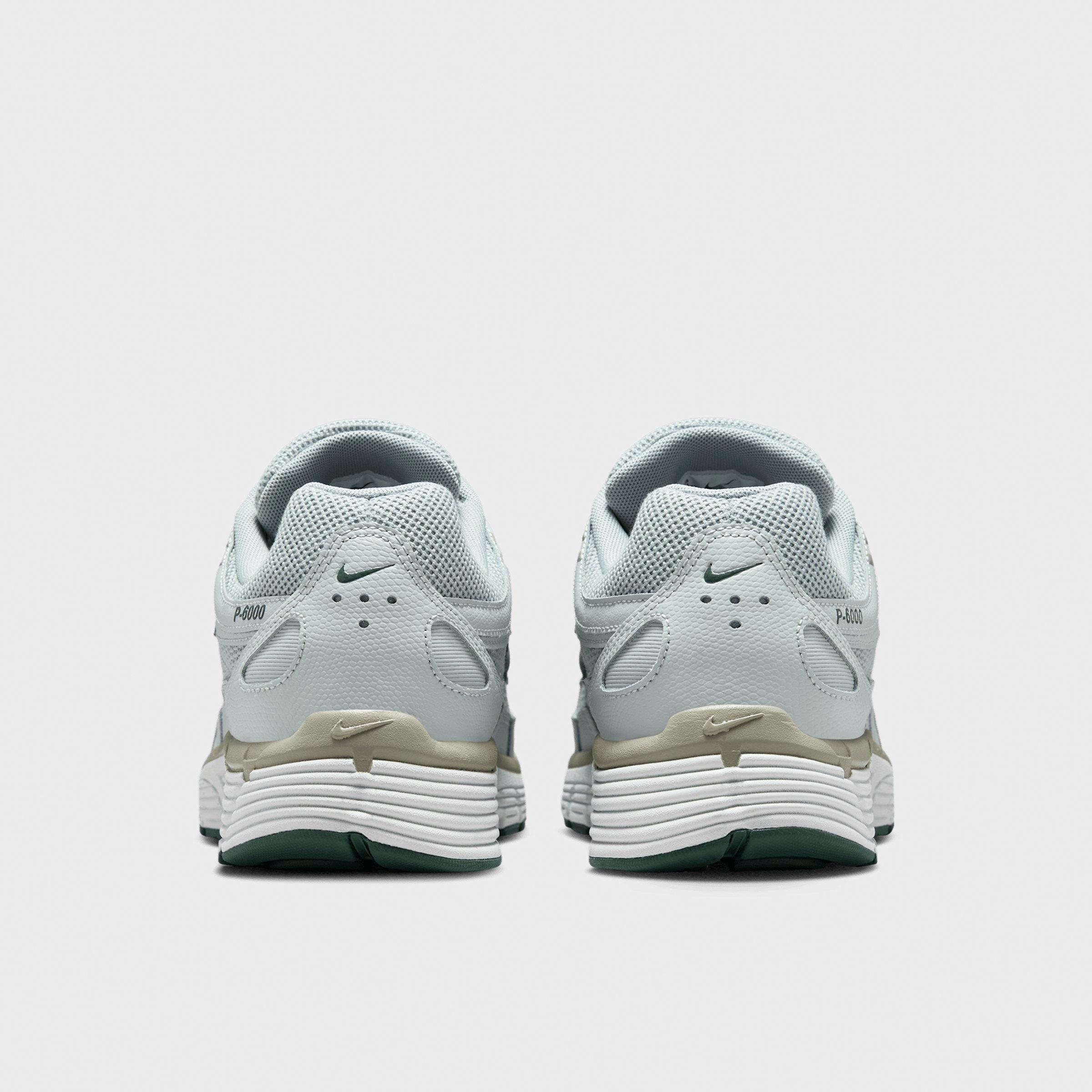 Men's Nithtke P-6000 Casual Shoes - Part 1 - Light Pumice/Light Silver/Spruce Fog/Camo Green - Back view