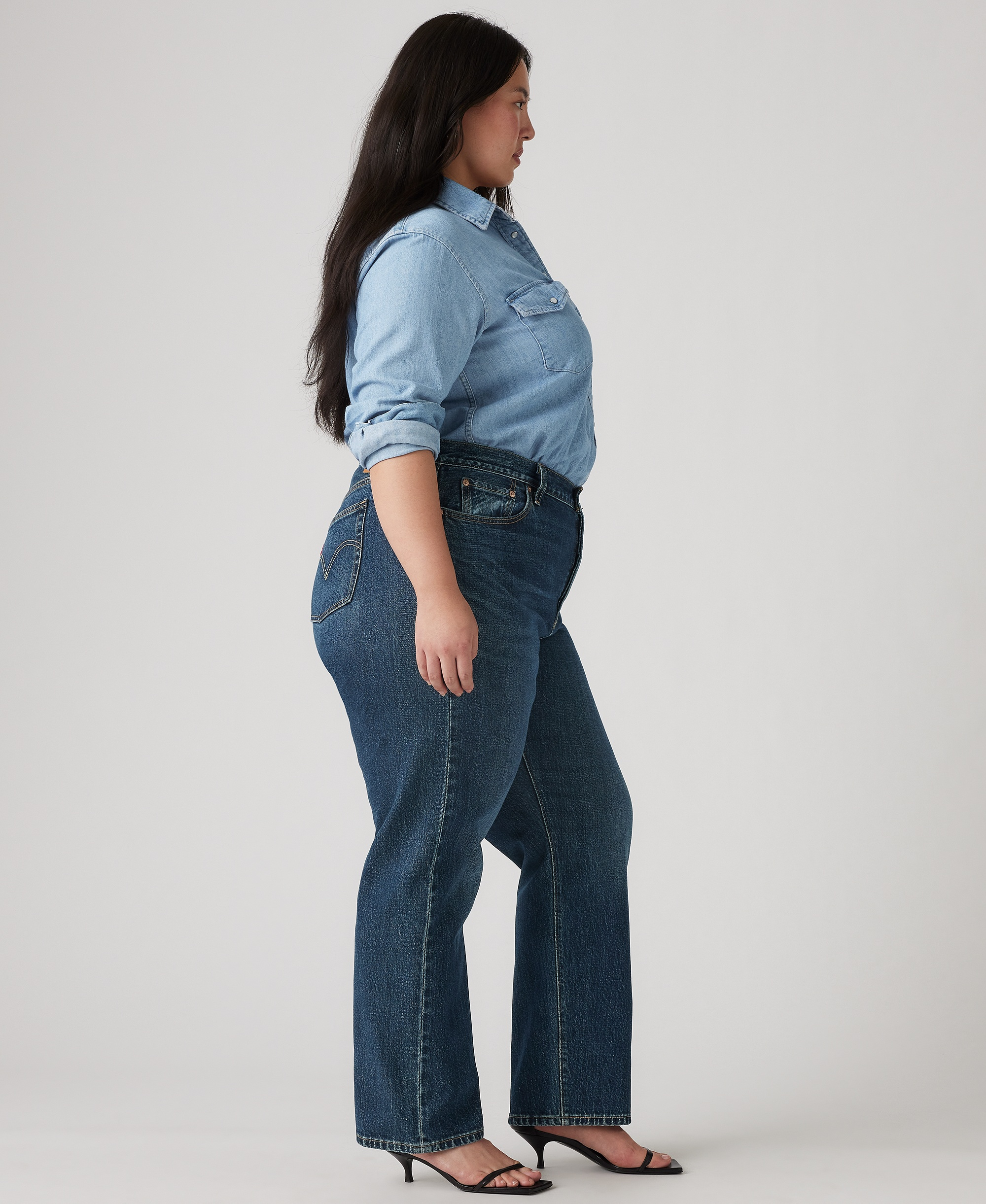 Levi's Women's 501 Original-Fit Straight-Leg Jeans - Believe Not Plus