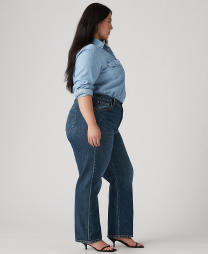 Levi's Women's 501 Original-Fit Straight-Leg Jeans - Believe Not Plus