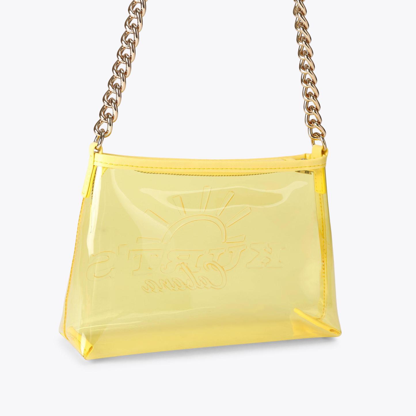 Kurt Geiger London Kurt's Cabana Small Pochette Bag - Yellow - view 4
