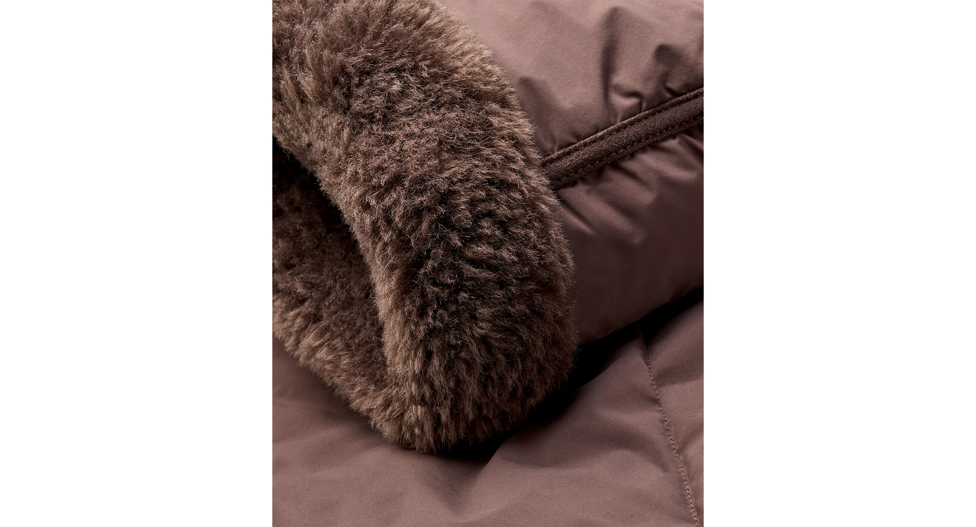 UGG Women's Wylda Oversized-Fit Shawl Collar Puffer Jacket - Burnt Cedar