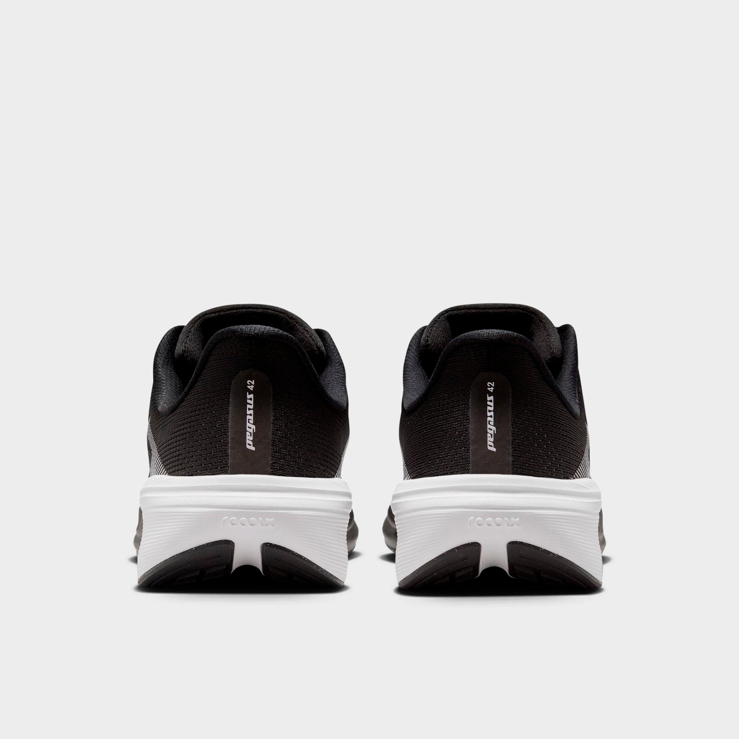 Big Kids' Nithtke Pegasus 42 Running Shoes - Black/Photon Dust/White - Back view