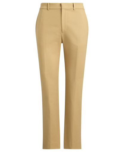Lauren Ralph Lauren Women's High-Rise Slim Ankle Pants - Birch Tan