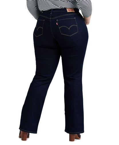 Levi's 315 Shaping Mid Rise Lightweight Bootcut Jeans - Darkest Sky