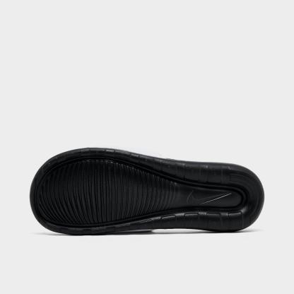 Men's Nithtke Victori One Slide Sandals - Black/White/Black - Bottom view