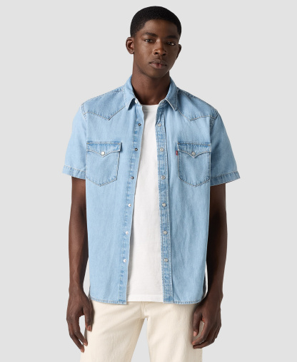 Levi's Men's Short-Sleeve Western Shirt - Franklin Stone