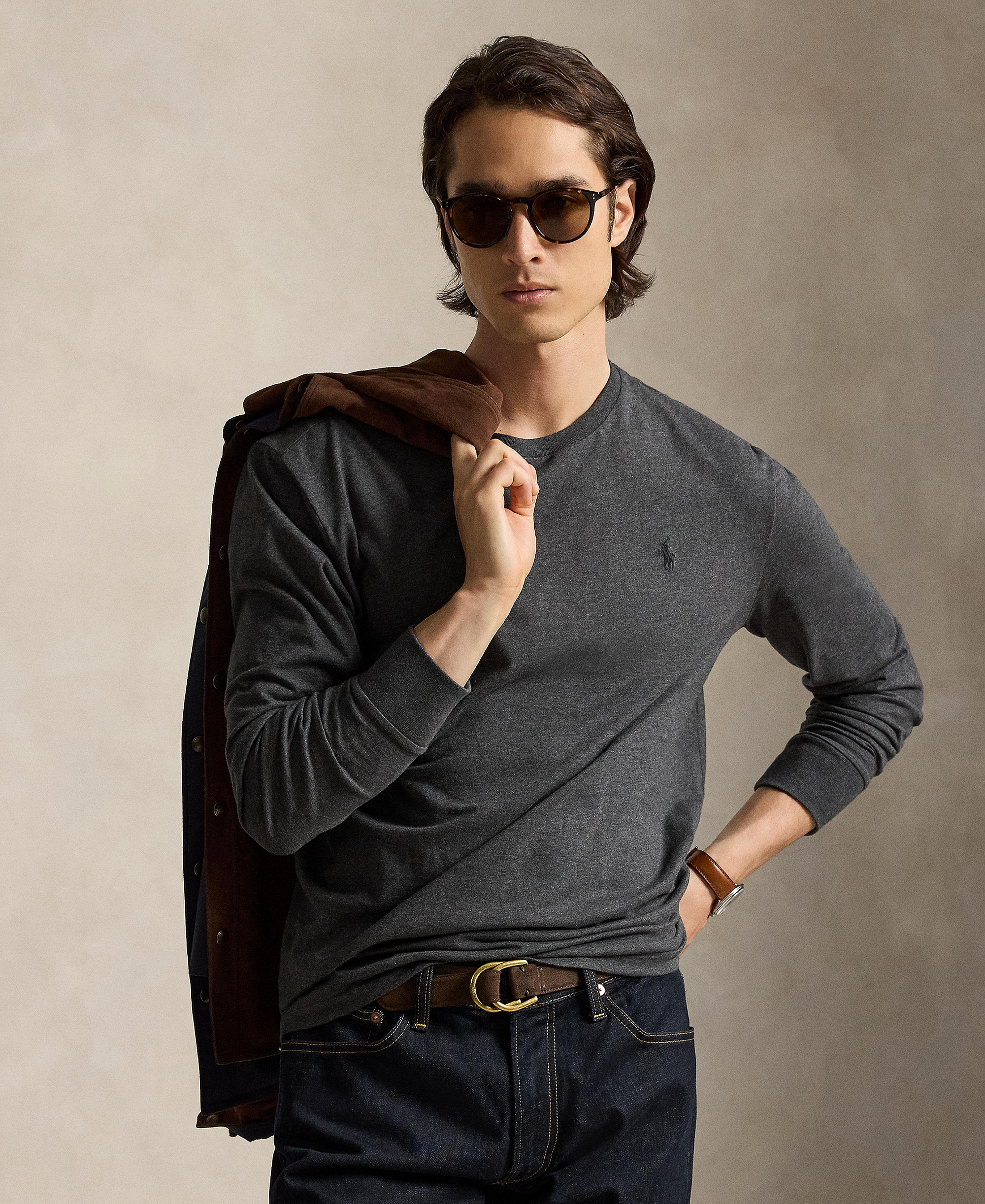 Polo Ralph Lauren Men's Classic-Fit T-Shirt - Windsors Heather