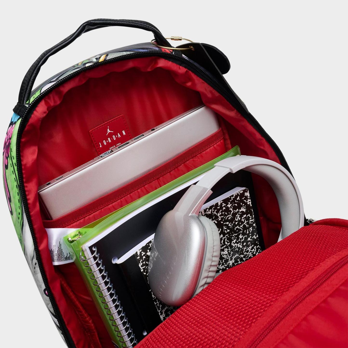 Jordan 6 Rings Sneaker Backpack - Black/Multi - view 5
