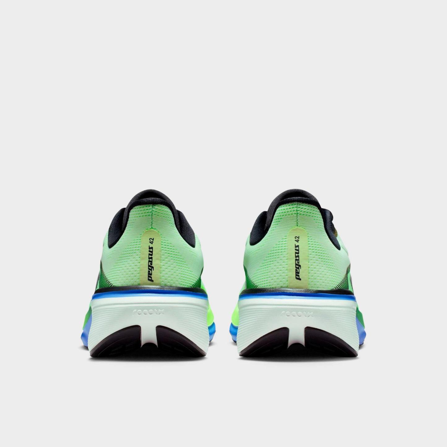 Men's Nike Pegasus 42 Running Shoes - Volt Tint/Sapphire/Lime Blast/Black Spruce