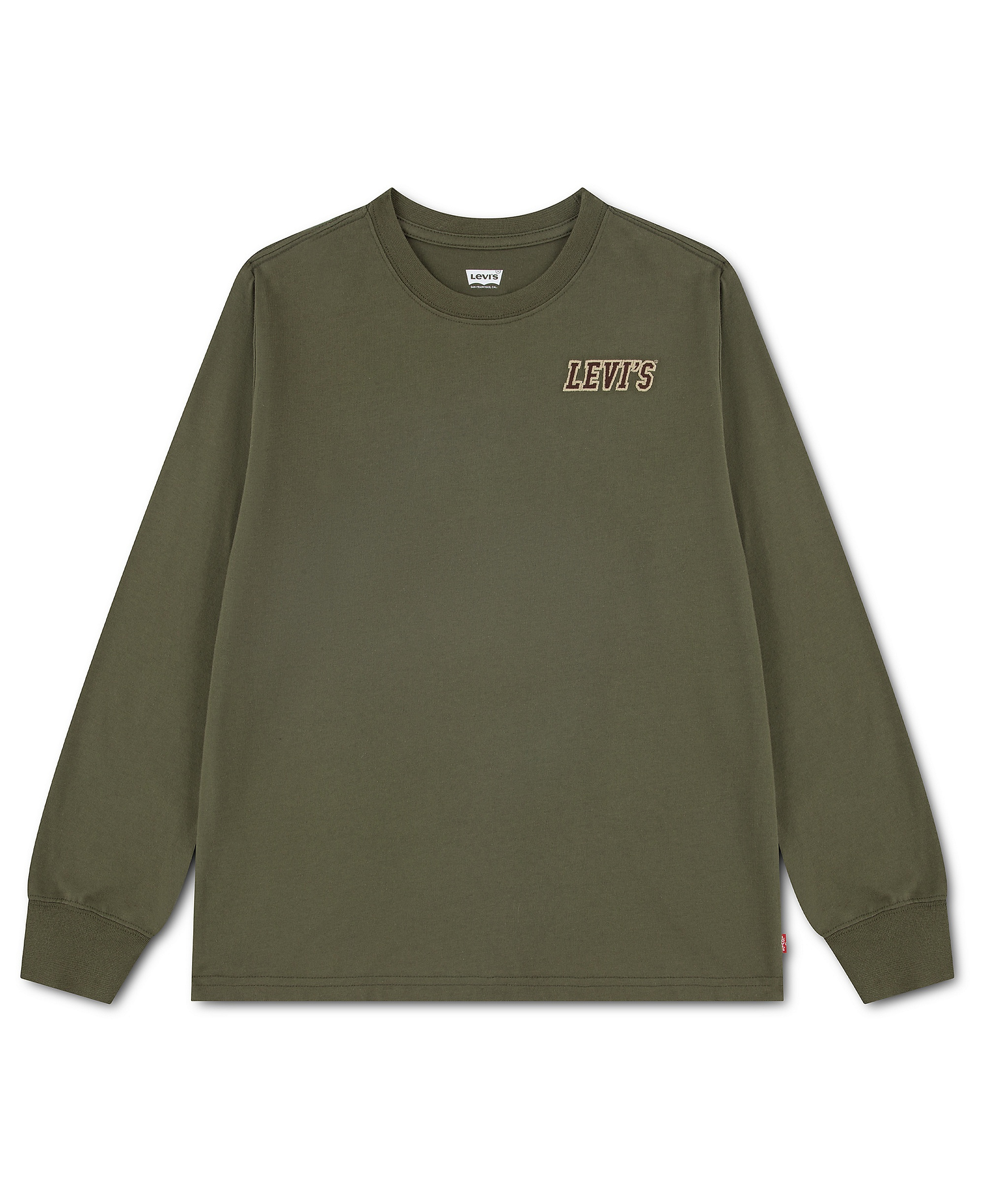 Levi's Boys' 8-20 In the Woods Long-Sleeve T-Shirt - Olive Night