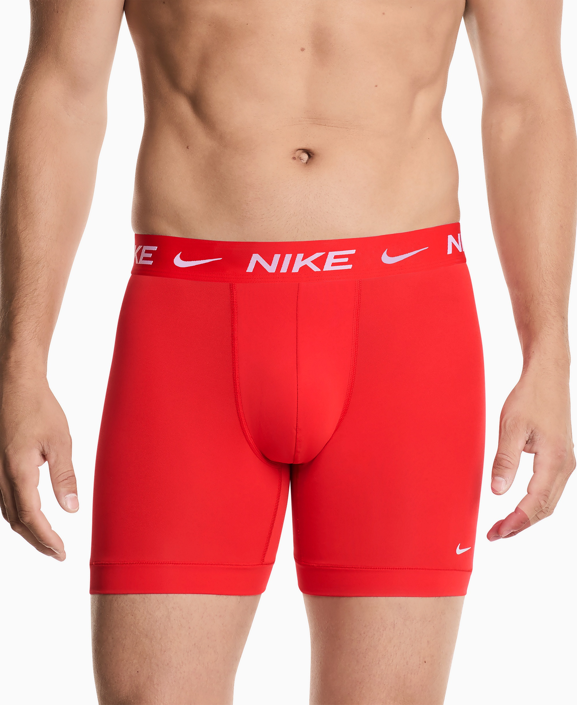 Nike Men's Essential Micro Boxer Briefs, 3-Pack - Chile Red