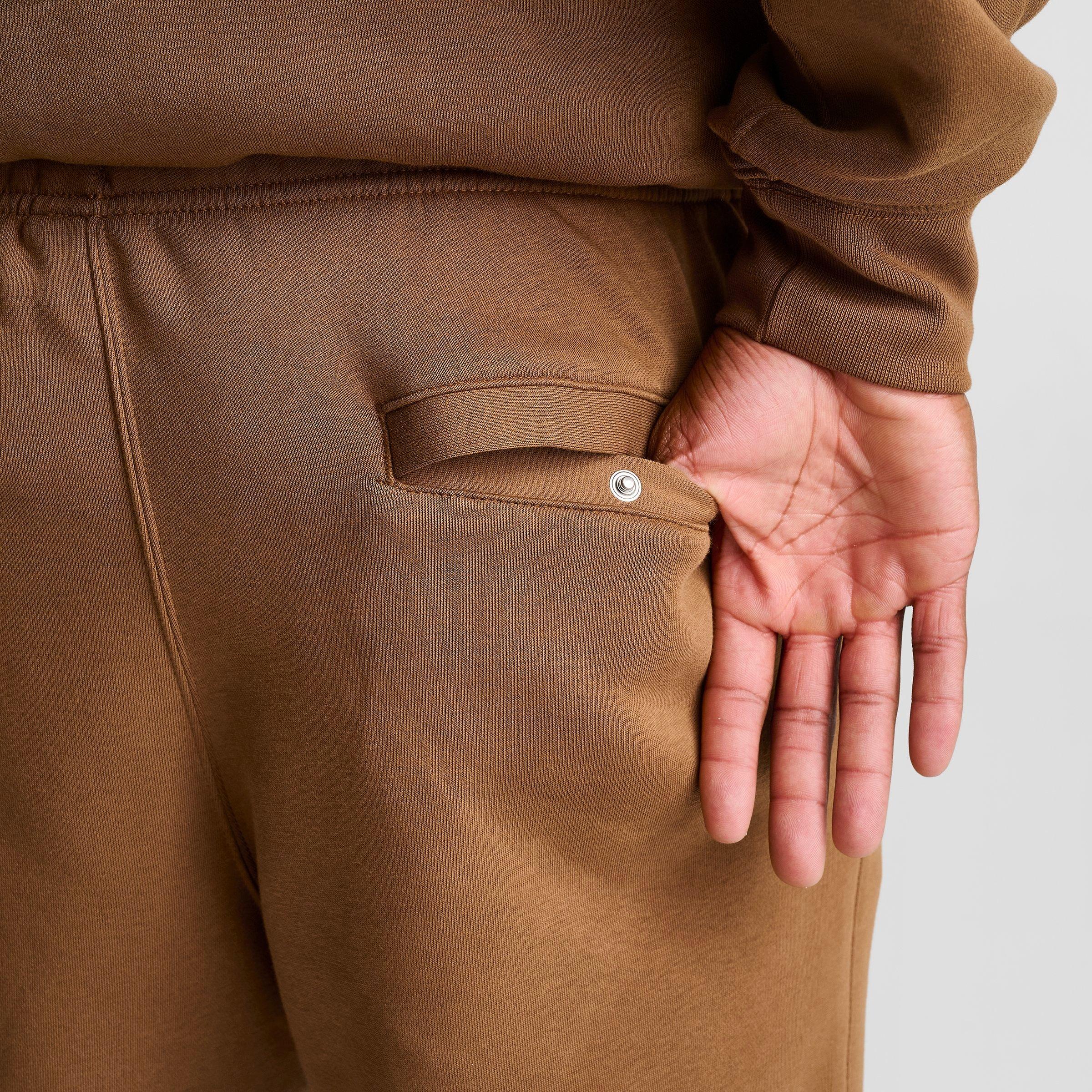 Men's Nithtke Club Fleece Premium Jogger Pants - Part 1 - Ale Brown/Ale Brown/White