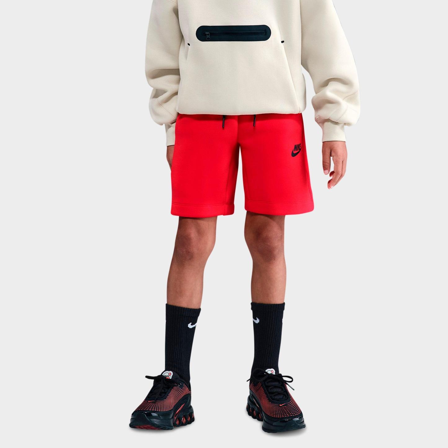 Boys' Big Kids' Nithtke Sportswear Tech Fleece Shorts - University Red/Black