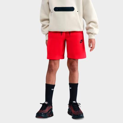 Boys' Big Kids' Nithtke Sportswear Tech Fleece Shorts - University Red/Black