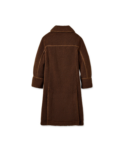 UGG Women's Sema Fluff Coat - Deep Nutmeg
