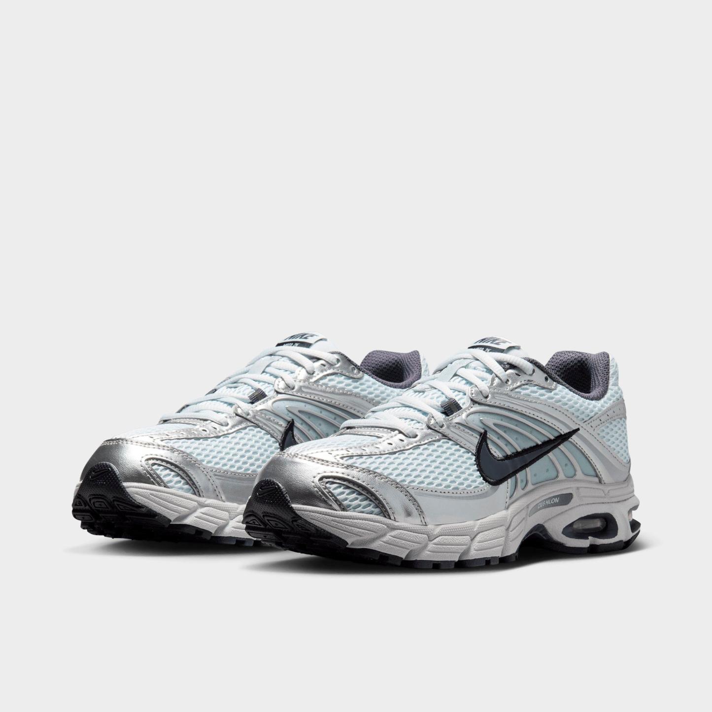 Women's Nithtke Air Max Moto 2K Casual Shoes - Part 1 - Pure Platinum/Metallic Silver/Black/Gridiron - Both shoes facing left