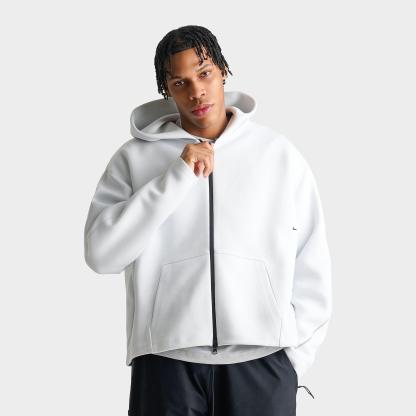 Men's Nithtke Tech Fleece Ergo Full-Zip Hoodie - Off White/Black