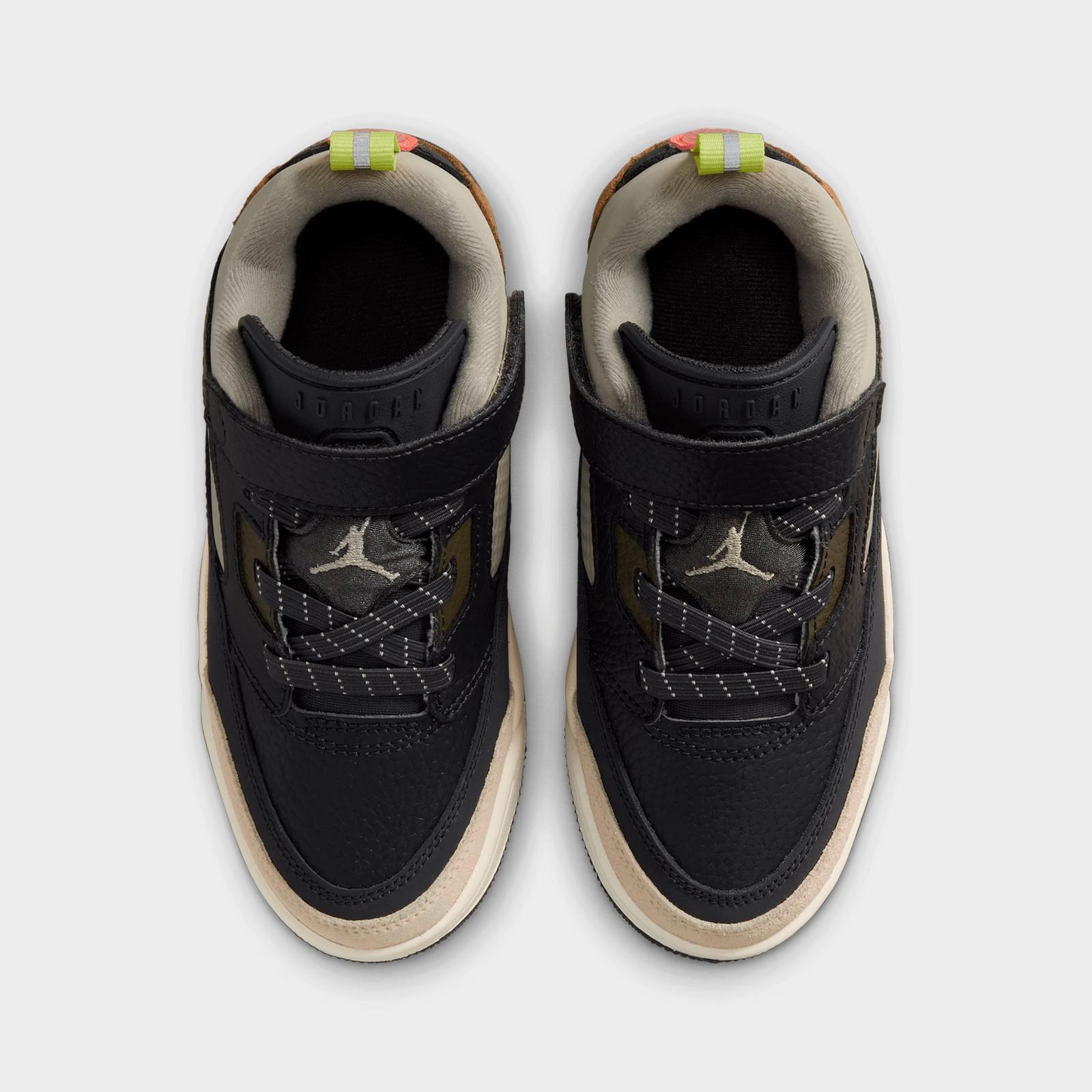 Little Kids' Jordan Spizike Low Casual Shoes - Anthracite/Light Wild Mango/Cargo Khaki/Spruce Fog - view 5